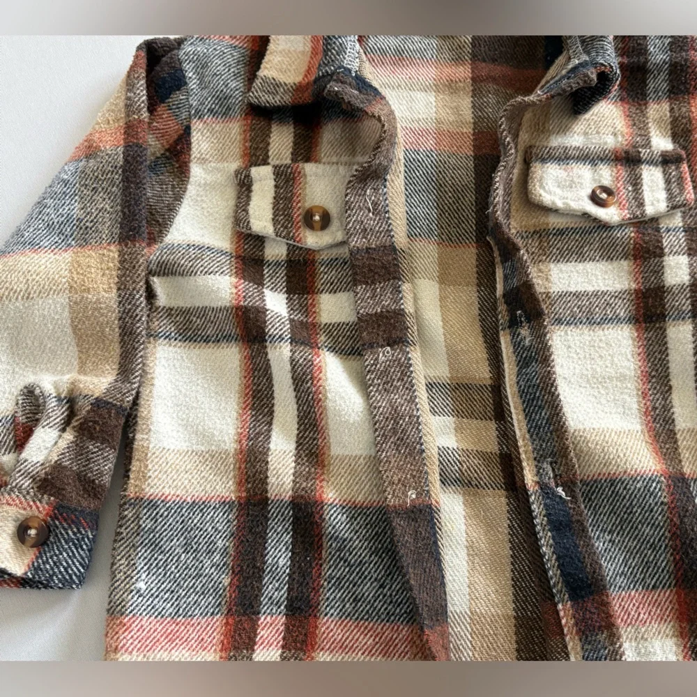 SHEIN Boys Flannel Shirt Size 2-3Y - Picture 6 of 6